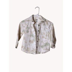 Wonder Nation Jacket XS Kids Tie Dye Snap Fall